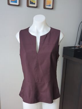 Theory Sleeveless Peplum Top-sz M